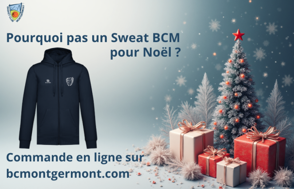 NOËL approche, et pourquoi pas un Sweat BCM comme cadeau !