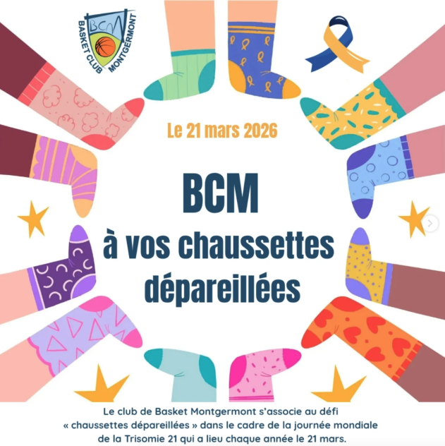 BCM, à vos chaussettes dépareillées ce samedi 21 mars !