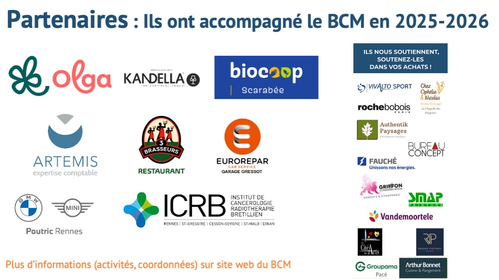 Ensemble, développons le réseau de partenaires du BCM !